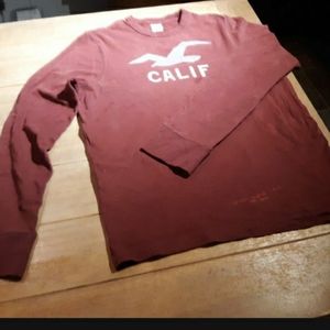 Hollister long sleeve logo tshirt